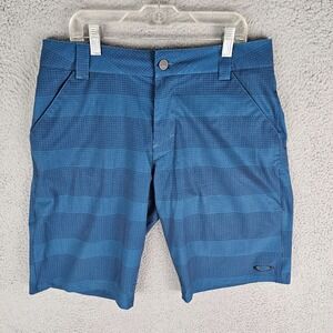 Oakley Shorts Mens 30 Stretch Performance Golf Chino Stripe 11"